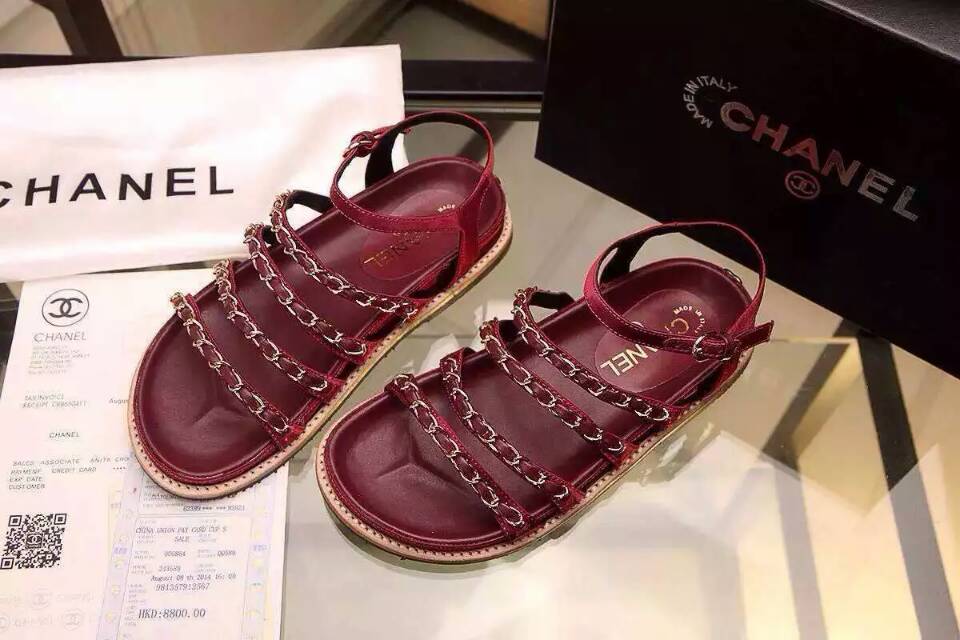 シャネルコピー 靴 2024春夏新作 CHANEL レディース サンダル フラットシューズ chshoes150608-6