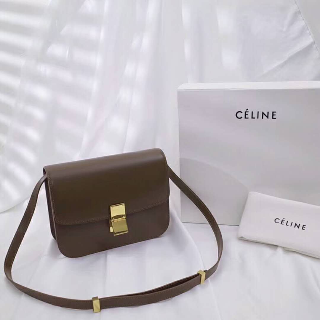 セリーヌコピー バッグ CELINE クラシック ミディアム ボックスカーフスキン ハンドバッグ 164173