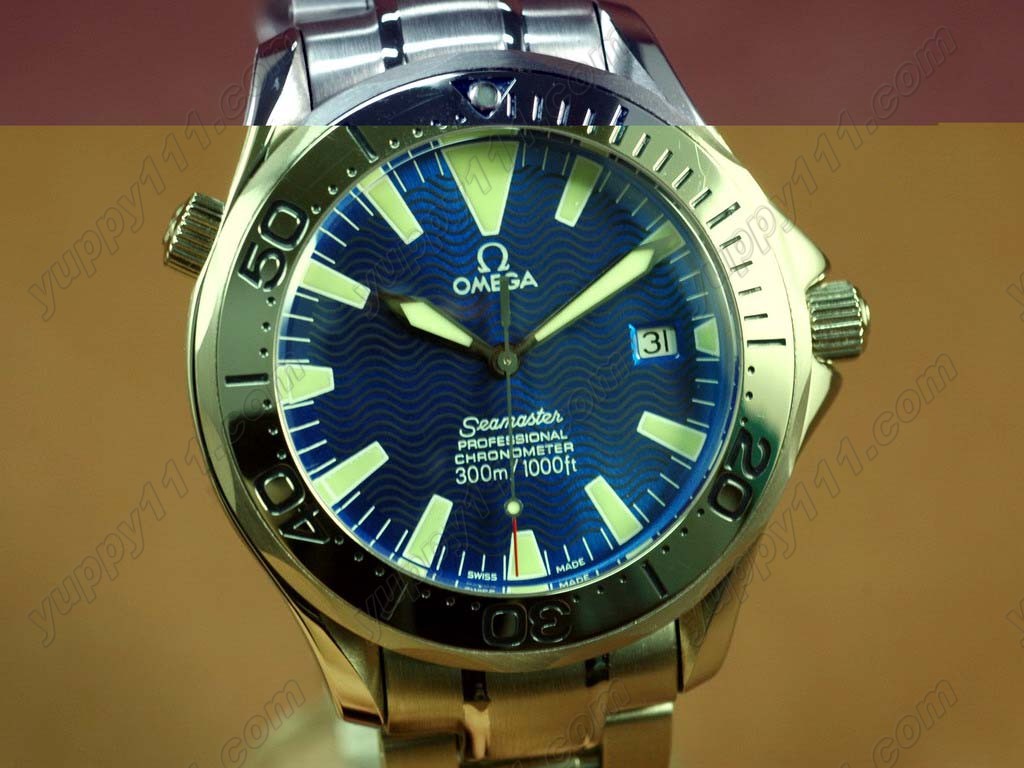 オメガOmega Seamaster Professional Blue Swiss Eta 2824-2自動卷き