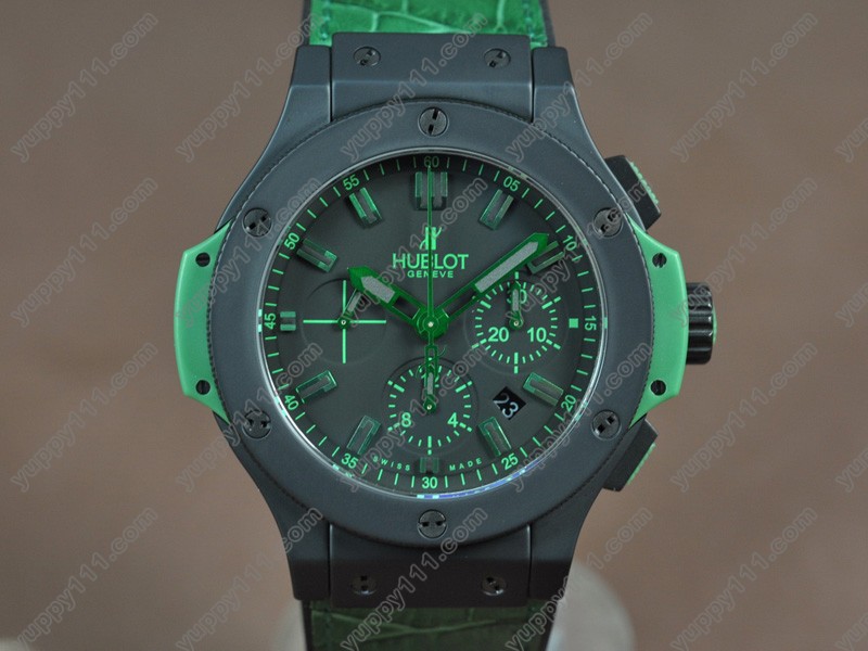 ウブロHublot Big Bang 44mm Full Ceramic Black Dial A-7750自動巻き