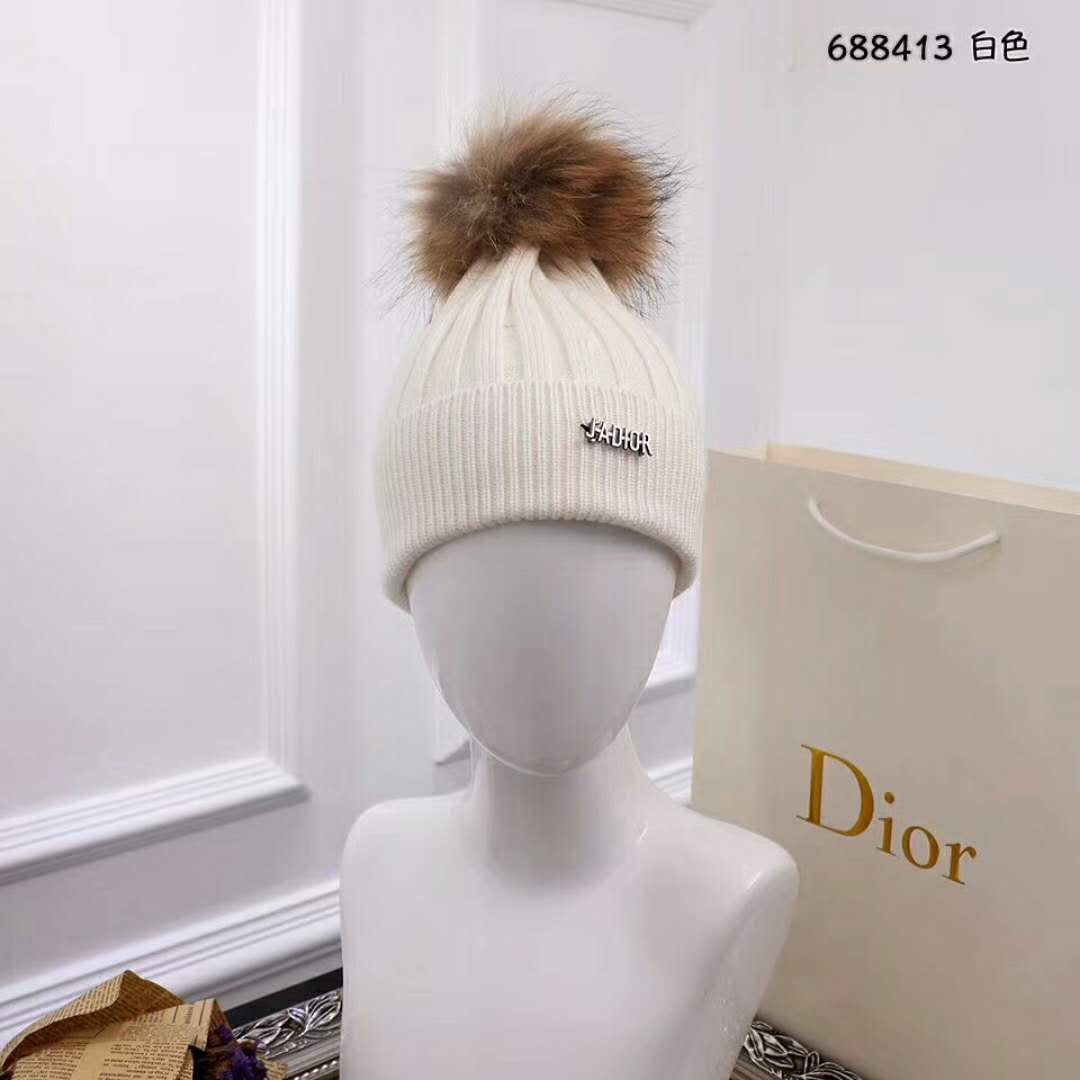 偽物ディオール ハット 2024新作Christian Dior ヴィンテージ ニットキャップ dim1711910-1