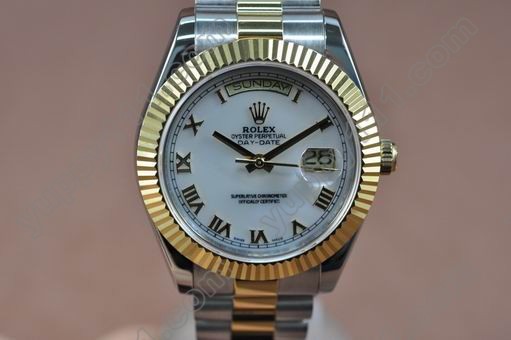 ロレックスRolex DayDate II TT Swiss Eta 2836-2自動巻き