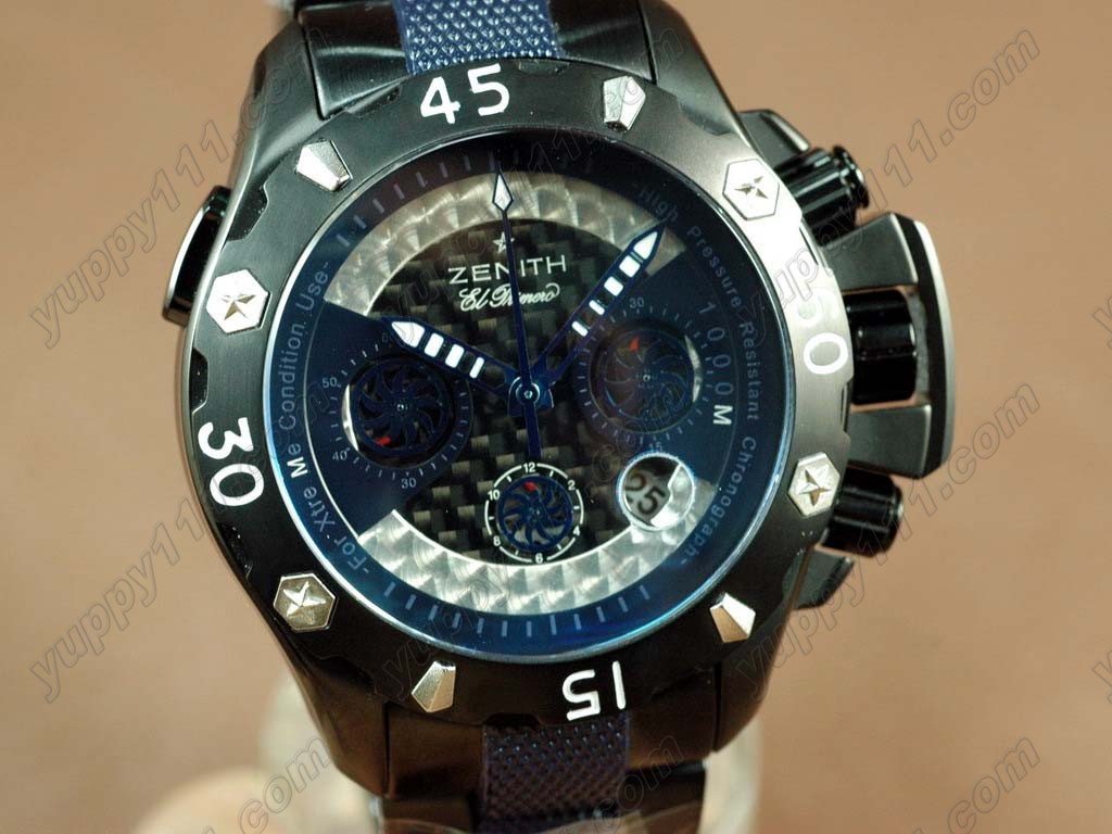 ゼニス Zenith Watches Defy Extreme Chrono PVD/PVD Blue A-7750腕時計