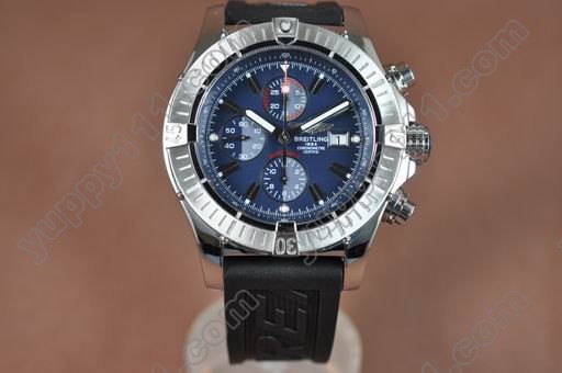 ブライトリングBreitling 2008 Super Avenger SS/RU Black A-7750自動巻き