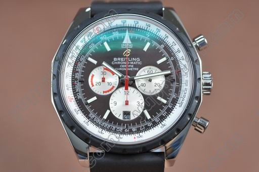 ブライトリングBreitling Chrono-Matic SS/RU Black Asia 7750自動巻き