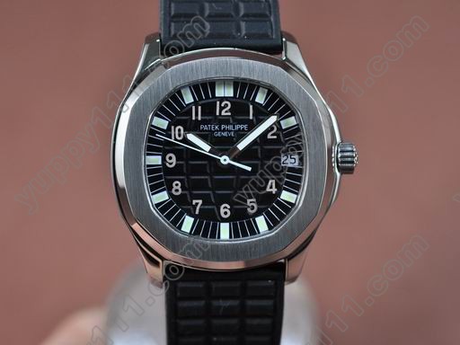 パテックフィリップPatek Philippe Aquanaut Jumbo Auto SS/RU Black S-Eta 2824-2自動巻き