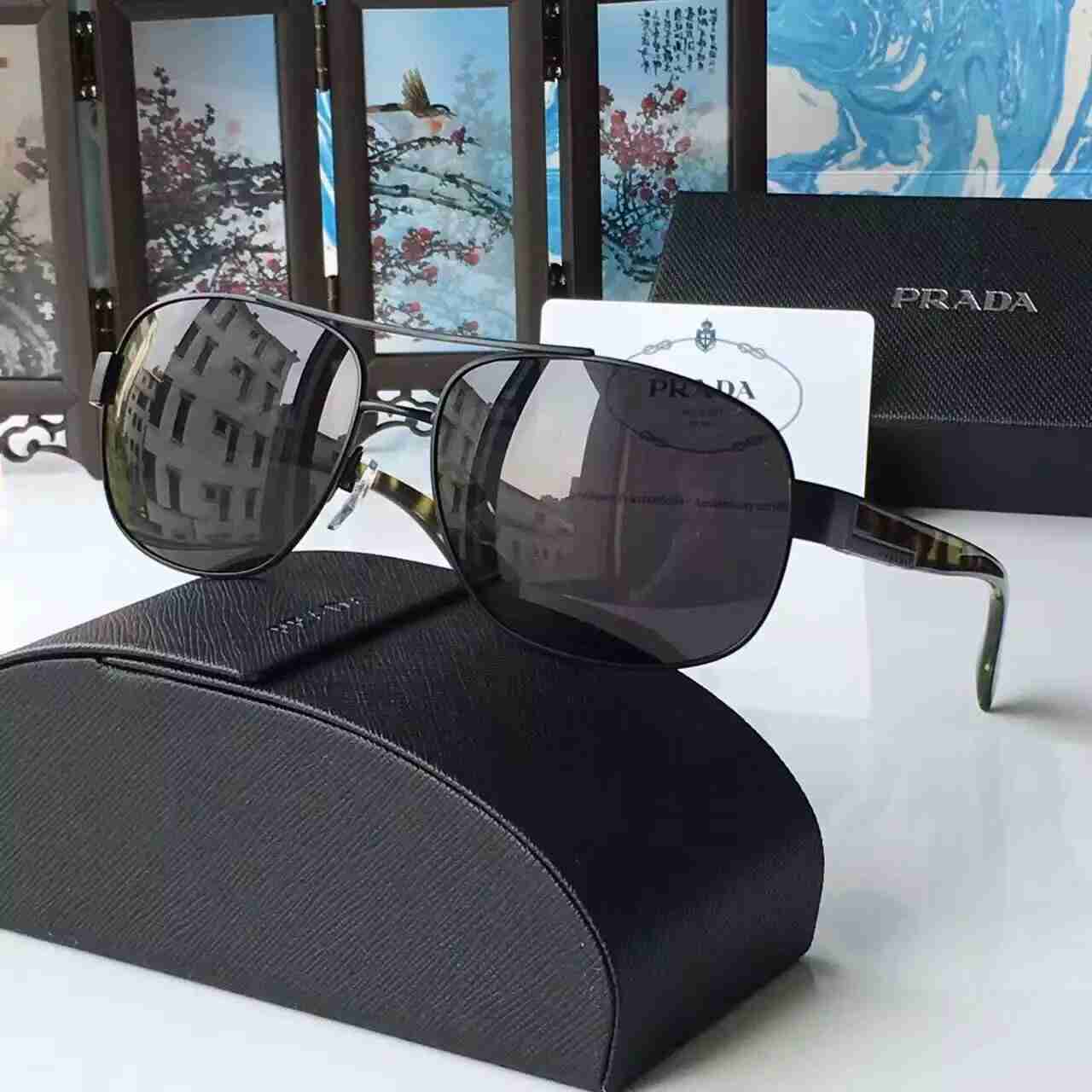 プラダコピー サングラス 2025春夏新作 PRADA ビッグフレーム UVカット サングラス prglass160710-5