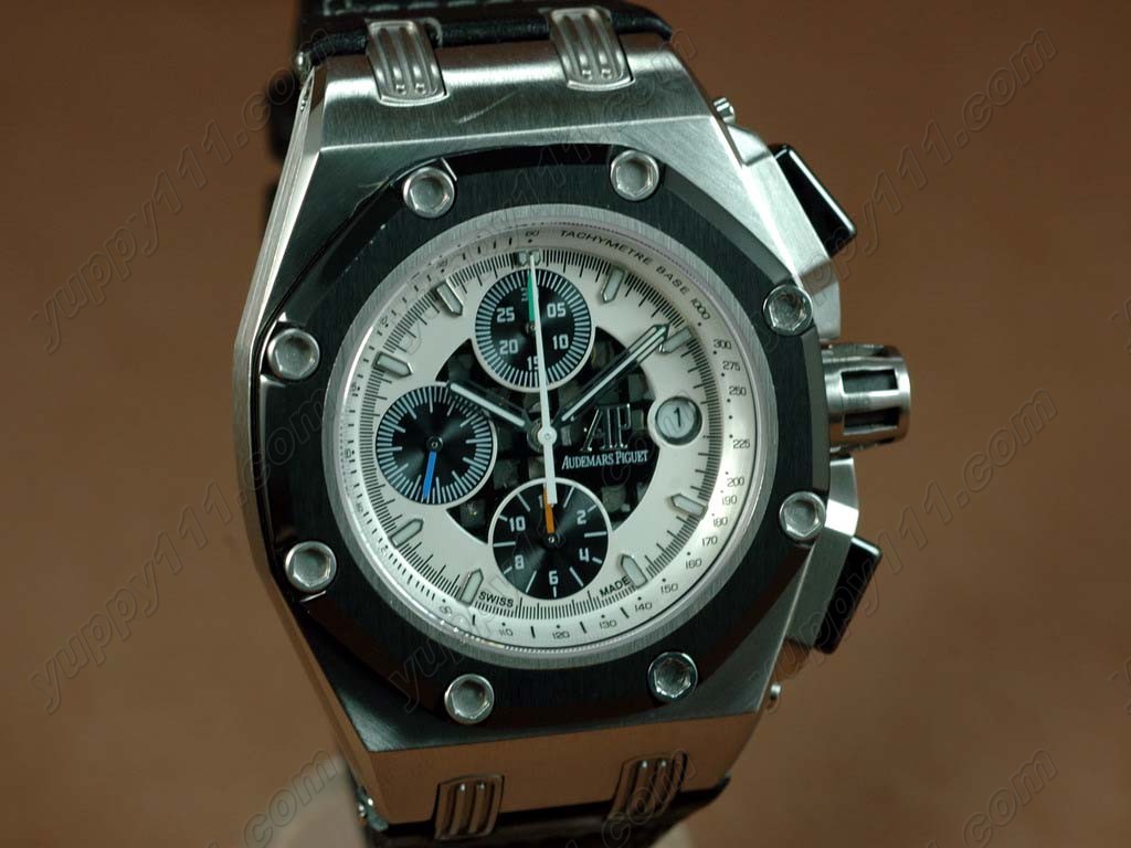 オーデマ・ピゲAudemars Piguet Ruben Baracello Limited ED SS/RU Ceramic Bez Black Sub自動巻き