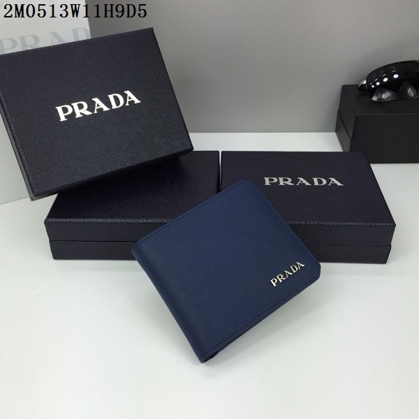 PRADA プラダコピー財布 2024春夏新作 高品質 メンズ 二つ折財布 2M0513-6