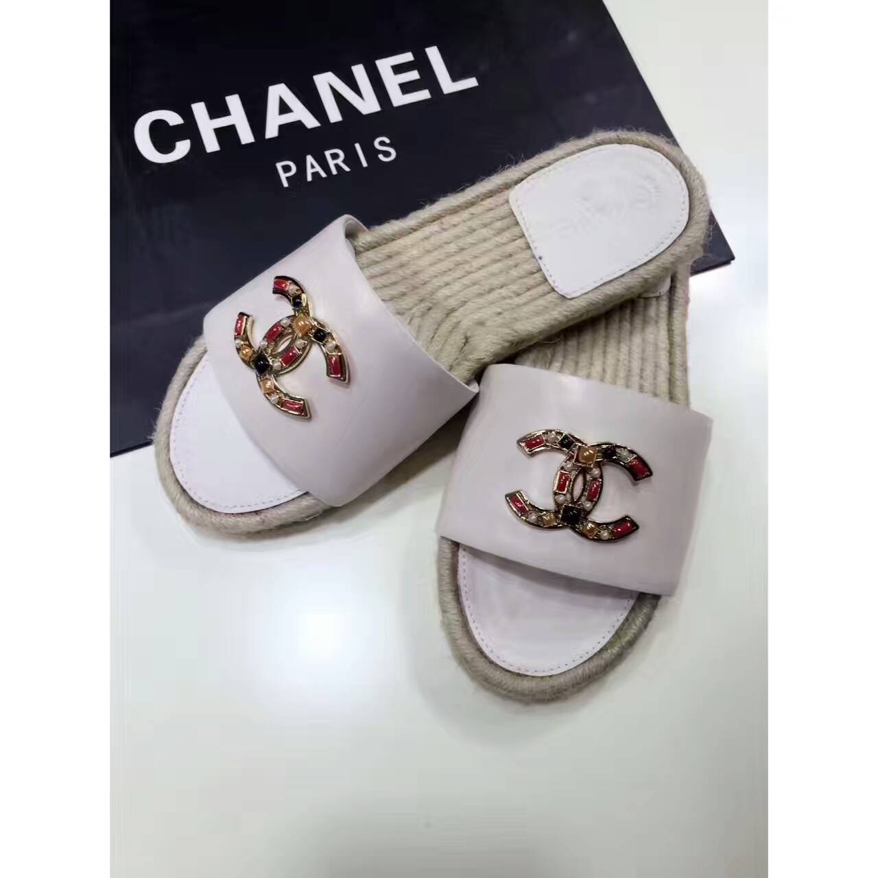 シャネルコピー 靴 2024新作 CHANEL 高貴の気質 レディース 編み込み ミュール chshoes170321-31