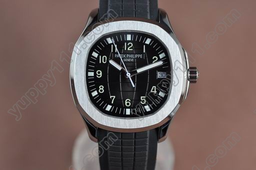 パテックフィリップPatek Philippe Aquanaut Jumbo Auto SS/RU Black S-Eta 2824-2自動巻き