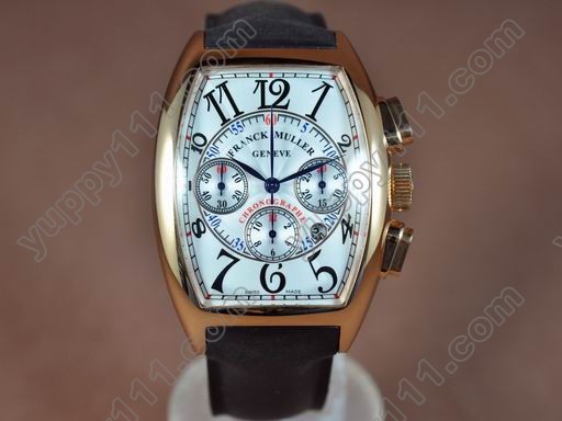 フランクミュラーFranck Muller Casablanca Chronographe RG/LE White A-7750腕時計