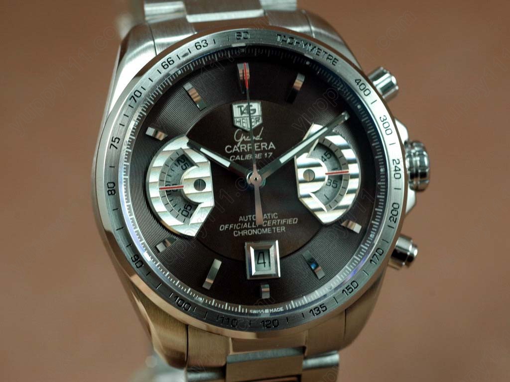 タグホイヤーTag Heuer Grand Carrera SS/SS Brown A 7750自動巻き