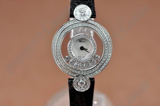 ショパールChopard Happy Diamonds Ladies SS Case White Dial Swiss Quartzクオーツ