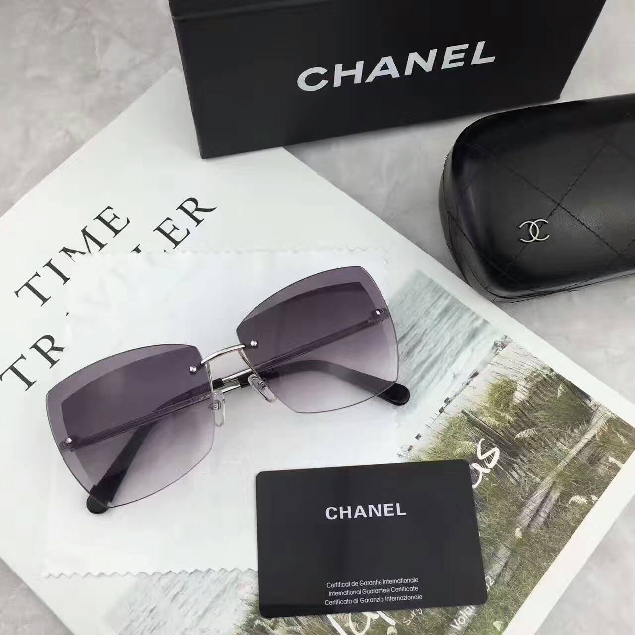 シャネルコピー サングラス 2024新作 CHANEL 人気 レディース UVカットパールシリーズ サングラス chgs170315-12