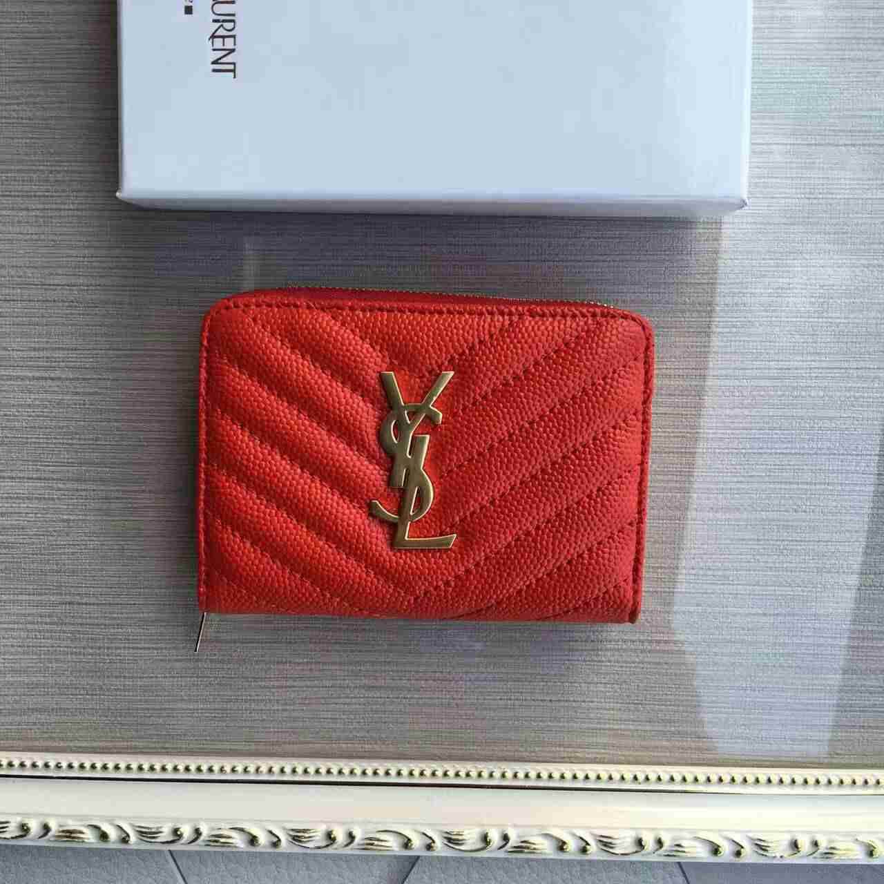 サンローランコピー 財布 Yves Saint Laurent 2024最新作 小銭入れ レディース ラウンドファスナー財布 358090-1