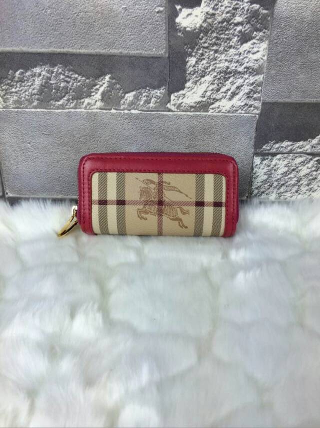 バーバリーコピー 財布 BURBERRY 2024春夏新作 チェック柄 ラウンドファスナー財布 小銭入れ buwallet150603-3