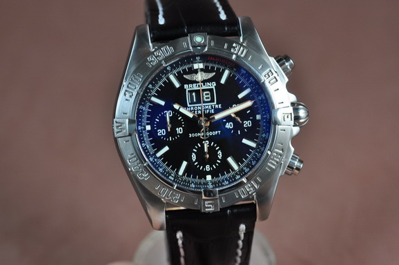 ブライトリングBreitling BlackBird Big Date SS Black Asia 7750 Running Sec@3.00自動巻き