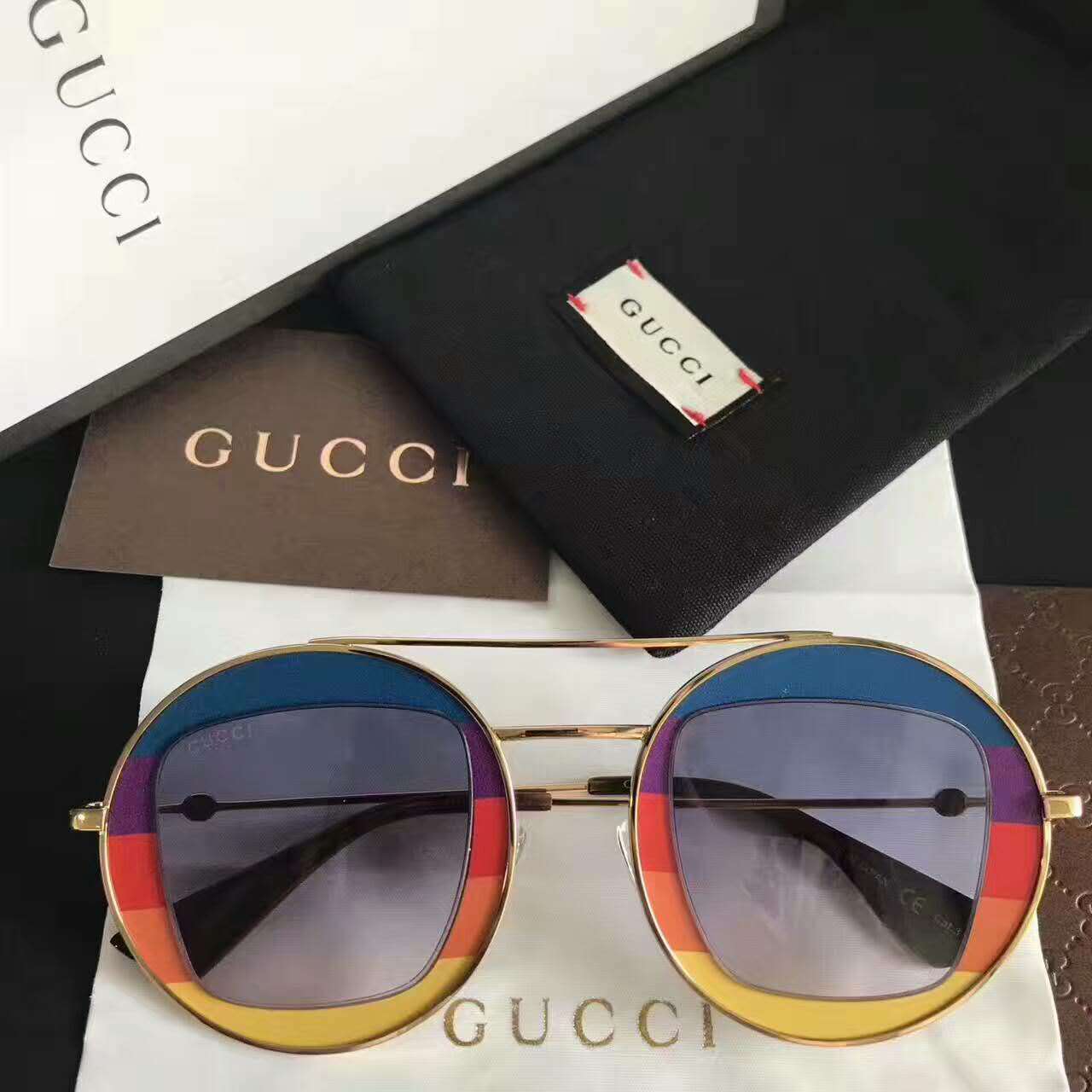 グッチコピー サングラス 2024新作GUCCI 超美品! ヴィンテージ サングラス giyj0105S-4