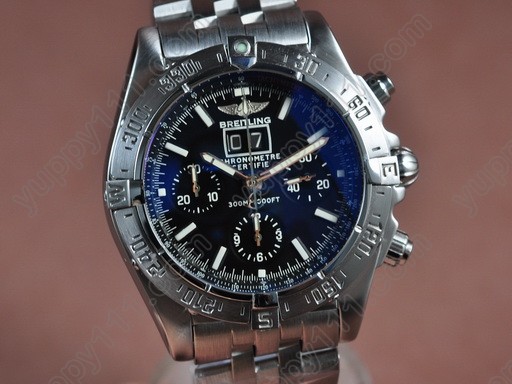 ブライトリングBreitling BlackBird Big Date SS Black Asia 7750 Running Sec@3.00自動巻き