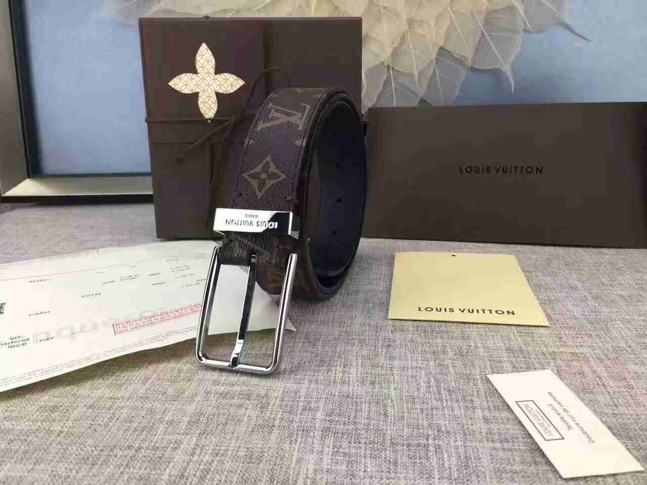 ルイヴィトンコピー ベルト 2024新品 LOUIS VUITTON 高品質 メンズ ベルト ビジネスベルト lvbelt161213-8