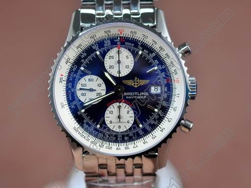 ブライトリングBreitling Navitimer Serie Speciale Blue Dial Working Chronograph7750自動巻き