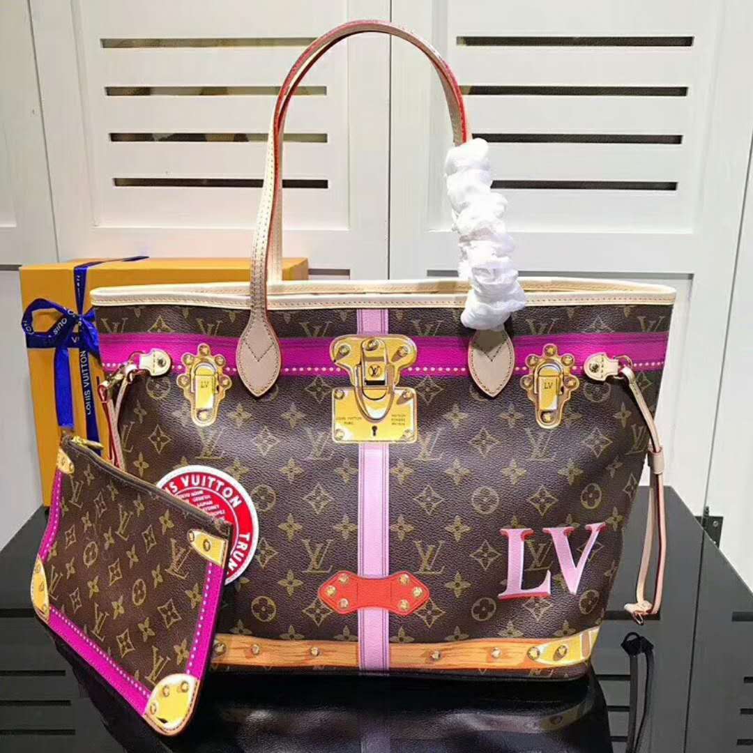 ルイヴィトンコピーバッグ LOUIS VUITTON 2024新作  ネヴァーフル MM  M41390