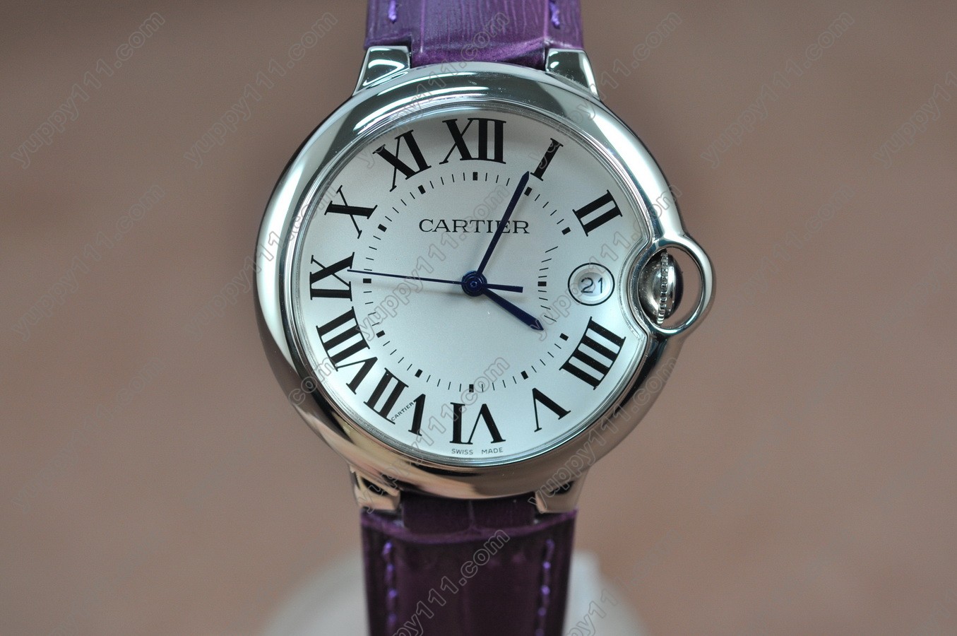 カルティエCartier Ballon Blue de Cartier Ⅱ White Swiss Quartzクオーツ