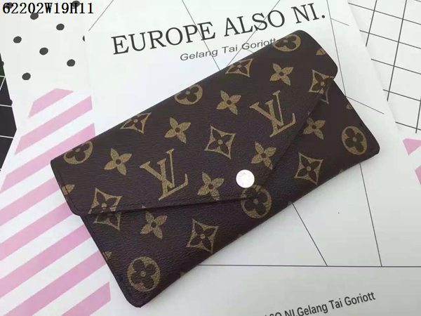 ルイヴィトンコピー 財布 LOUIS VUITTON 2024最新作 レディース 封筒型 二つ折り長財布 62202-4