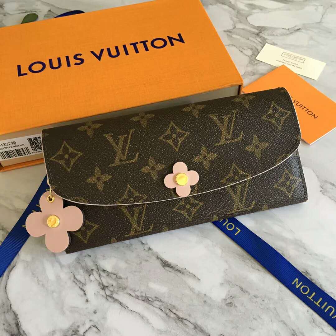 ルイヴィトン財布コピー 2024新作 LOUIS VUITTON ポルトフォイユ・エミリー M64202