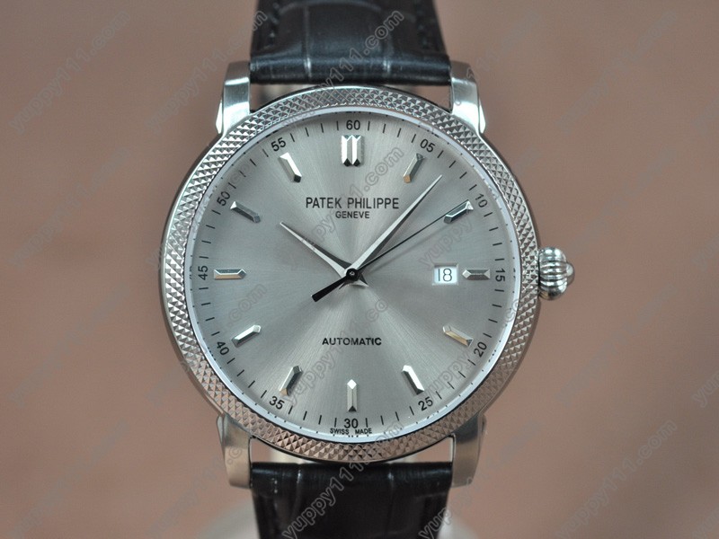 Patek Philippe Watches Calastrava SS/LE Metal Grey dial A-2824-2 Auto