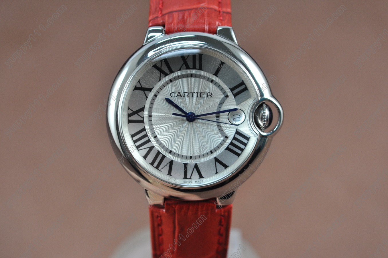 カルティエCartier Ballon Blue de Cartier Ⅱ White Swiss Quartzクオーツ