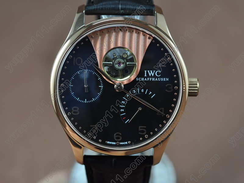 IWC Portuguese Power Reserve RG/LE Black Asian Auto自動巻き