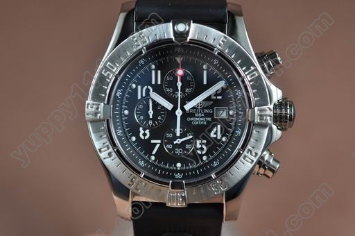 ブライトリングBreitling Blacksteel Limited Ed Super Avenger 0S10 Jap Quartz Movementクオーツストップウォッチ