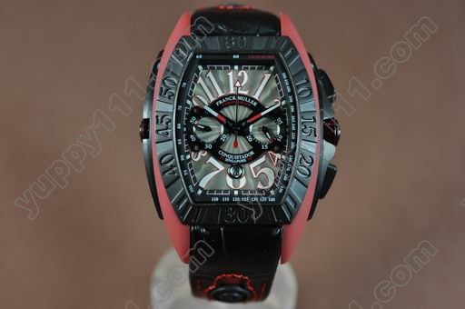 フランクミューラーFranck Muller Conquistador S'Pore GP Jap Quartz Chronoクオーツストップウオッチ