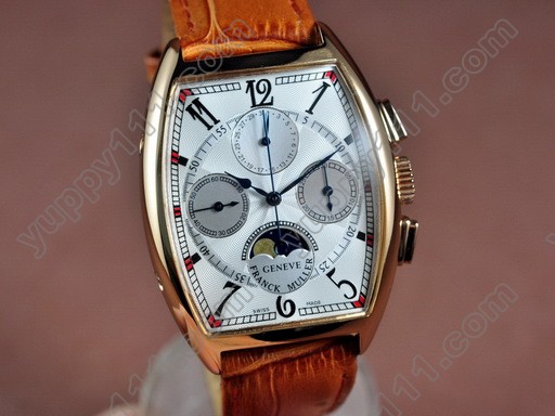 フランクミュラー Franck Muller Watches Casablanca Complications RG/LE White Handwind Chronos手巻き