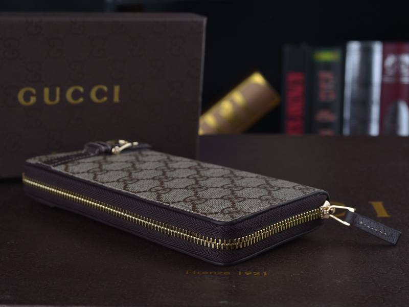 グッチコピー 財布 GUCCI 2014秋冬新作 GG柄 キャンバス 高品質 耐久性 男女兼用 ラウンドファスナー 長財布 309754