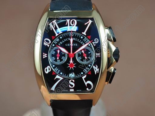 フランクミュラー Franck Muller Casablanca Chronograph RG Case Japan OS20腕時計