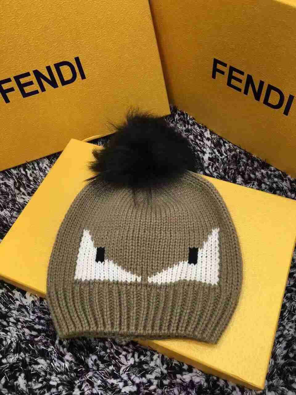 フェンディコピー 帽子 FENDI 2024秋冬新作 ファッション モンスター ハット ニットキャップ fdicap161108-2
