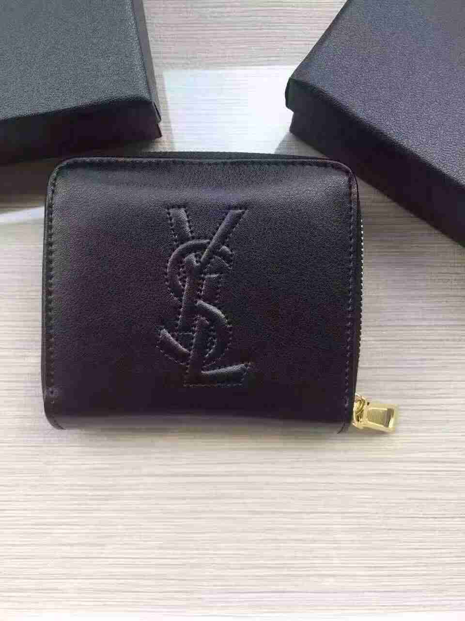 サンローランコピー 財布 Yves Saint Laurent 2024最新作 レディース 二つ折財布 小銭入れ 352906-2