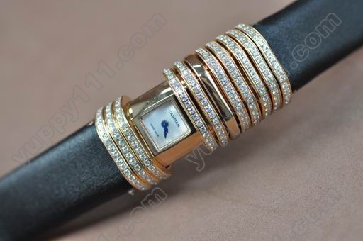 カルティエCartier Ladies Declaration RG Diam Swiss Qtクオーツ