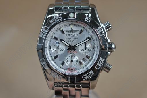 ブライトリングBreitling 0 BLB01-10001 Chronomat B01 SS/SS White Sticks A-7750自動巻き