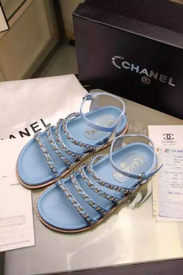 シャネルコピー 靴 2024春夏新作 CHANEL レディース サンダル フラットシューズ chshoes150608-3