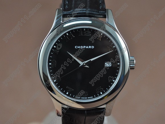 ショパールChopard Manufacture SS/LE Black dial Swiss Eta 2824-2自動巻き