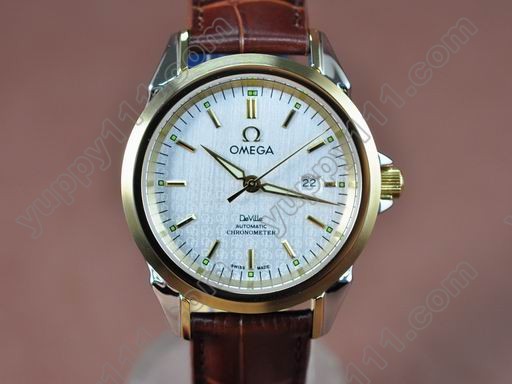 オメガOmega Deville Leather Strap asia自動巻き