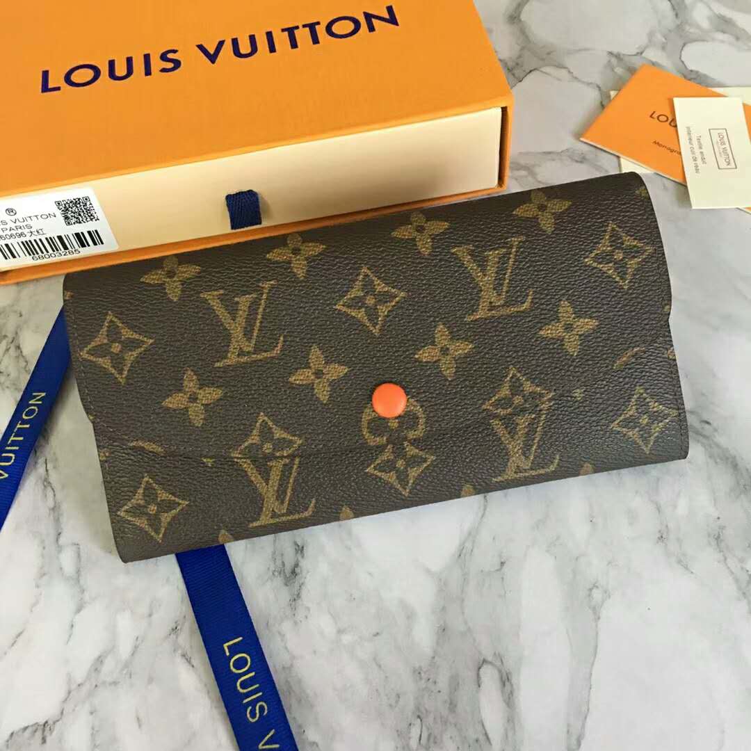 ルイヴィトン財布コピー 2024新作 LOUIS VUITTON 二つ折長財布 M60696