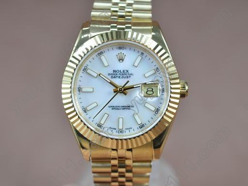 ロレックスDatejust Men YG Swiss Eta 2836-2 自動巻き