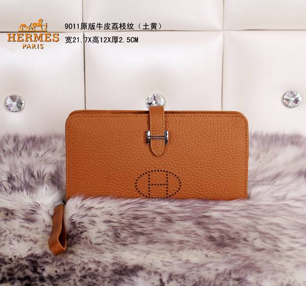 2014秋冬新作 エルメスコピー バッグ HERMES 高品質 多機能 メンズ セカンドバッグ·ポーチ カーキ色 9011-1