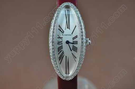 カルティエCartier Ladies WG Diamonds Baignoireクオーツ