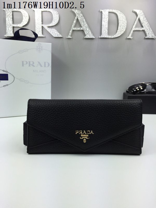 プラダコピー 財布 PRADA 2024春夏新作 人気 レディース 二つ折長財布 1M1176-12